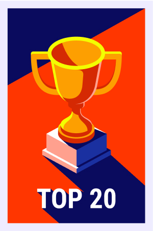 Finish in TOP 20 in a tournament